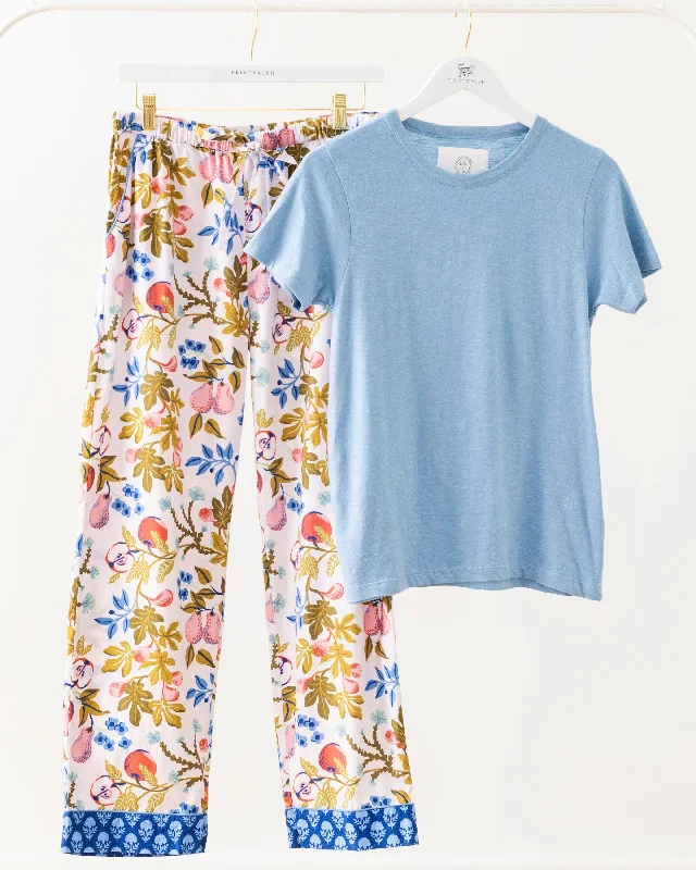 Pomme & Poire - T-Shirt & PJ Pants Set - Parchment