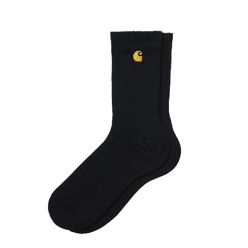 Carhartt WIP Chase Socks Black / Gold