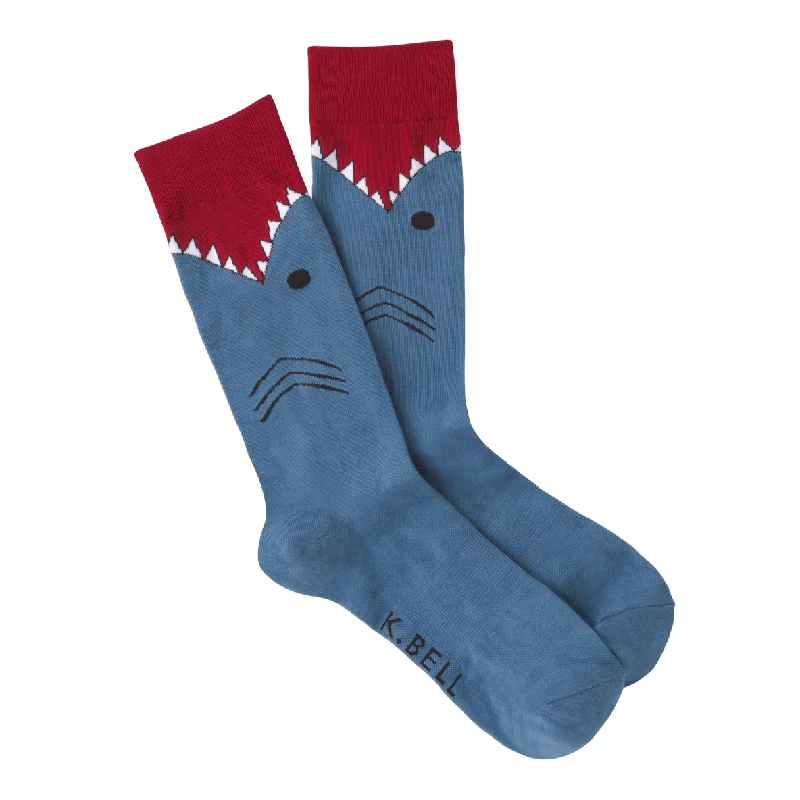 Shark Men’s King Size Crew Sock