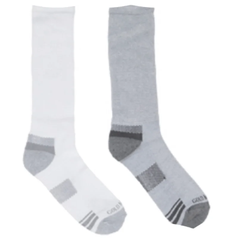 Diabetic Men's Athletic Crew Socks 2 Pack