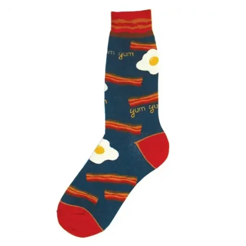 Men's Sock - Egg and Bacon Yum Yum Sock - 6775M