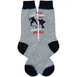 Men's Sock - If You Can't Take a Hit Hockey - 7029M