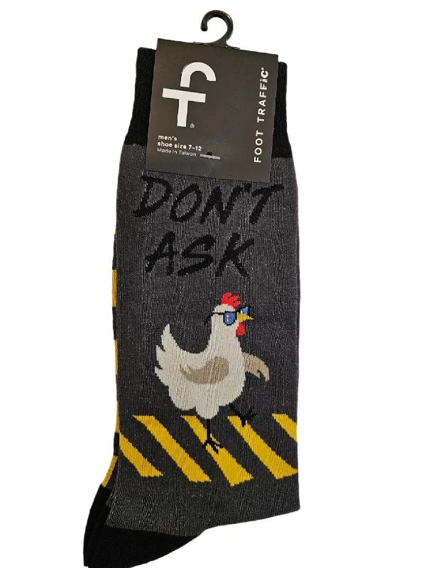 Men's Sock - Don't Ask Chicken - 7045M