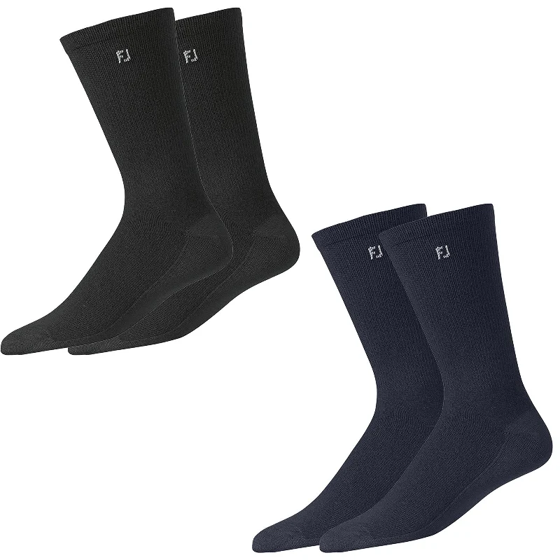 FootJoy Mens ProDry Crew Socks (2 Pairs)