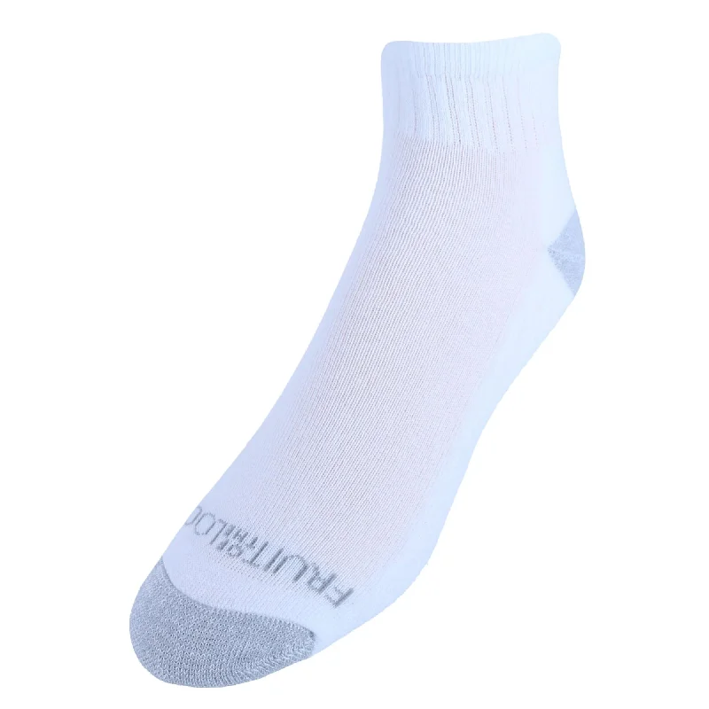 Fruit of the Loom Men's Dual Defense Quarter Ankle Socks (12 Pack)