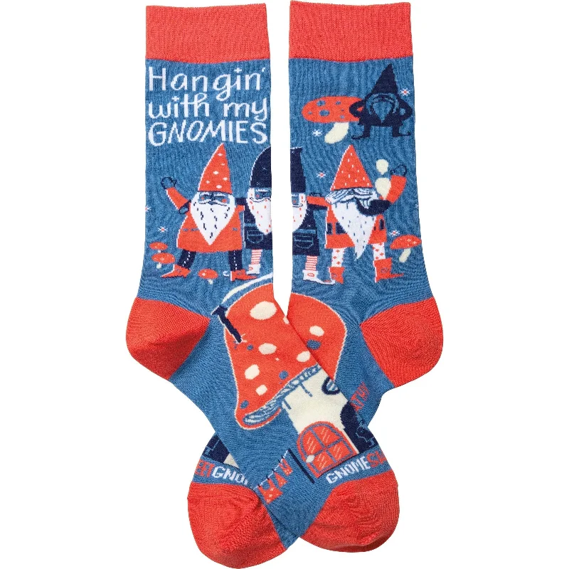 The Bullish Store Unisex Hangin' With My Gnomies Socks