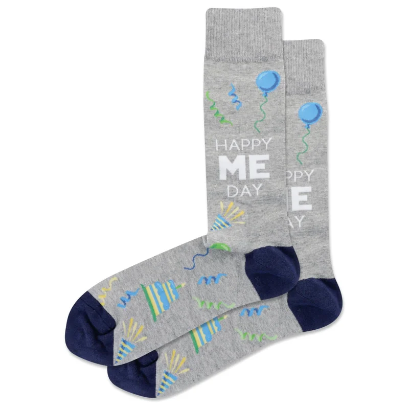 Happy Me Day Men's Crew Socks