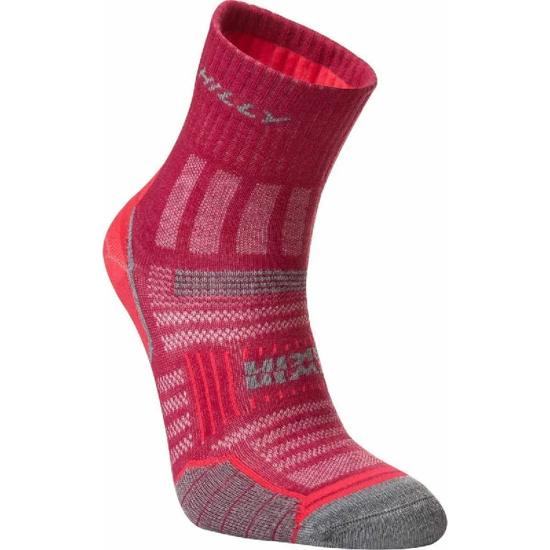 Hilly Twin Skin Anklet Running Socks - Pink