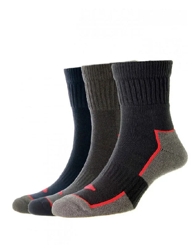 HJ Hall Short Work Sock Triple Pack