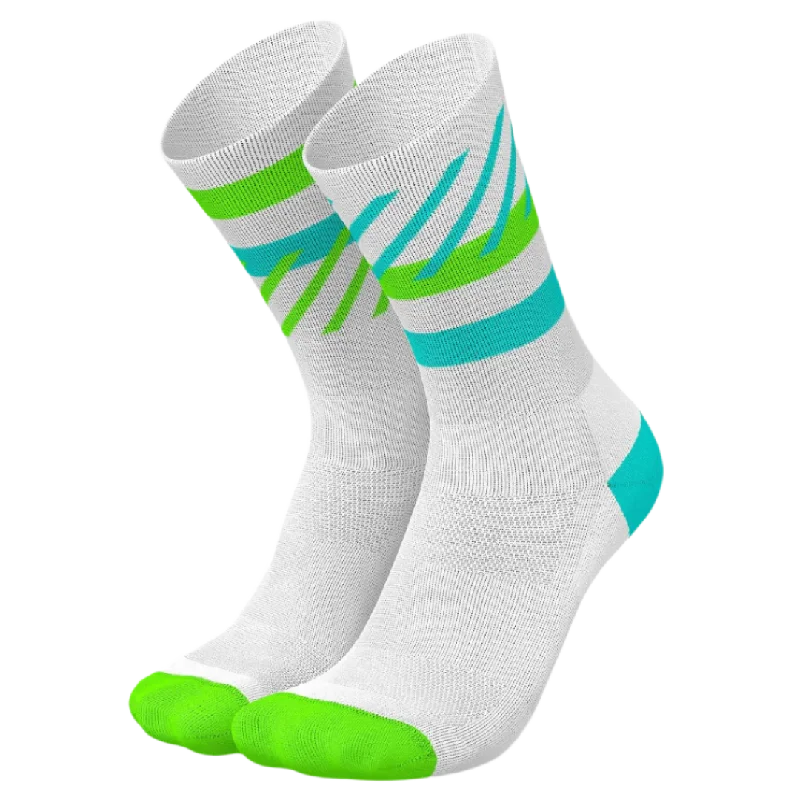 Incylence - Running Disrupts Long Sock - Green Cyan