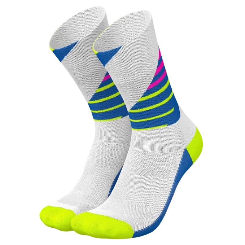 Incylence - Running Ladders Long Sock - White Canary