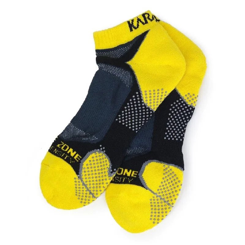 Karakal X4 Trainer Sock Black Yellow