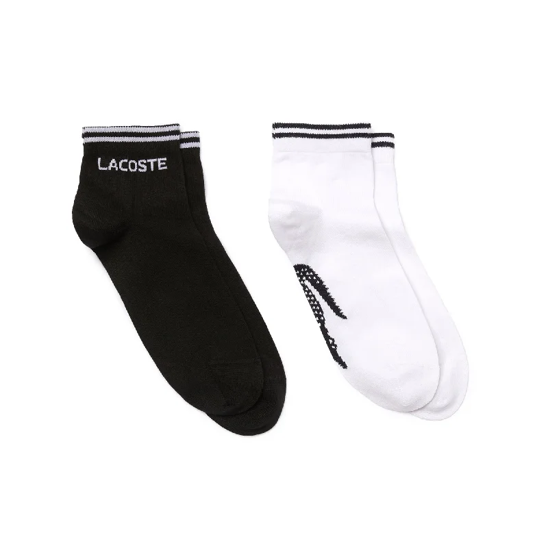 Lacoste 2 Pack Low Cut Socks