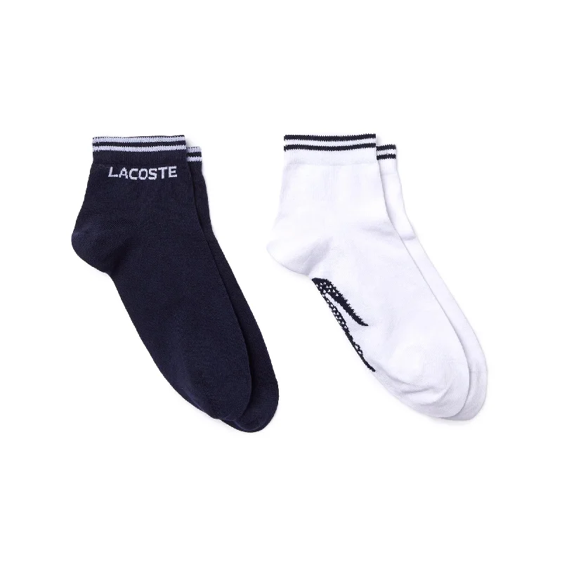 Lacoste 2 Pack Low Cut Socks