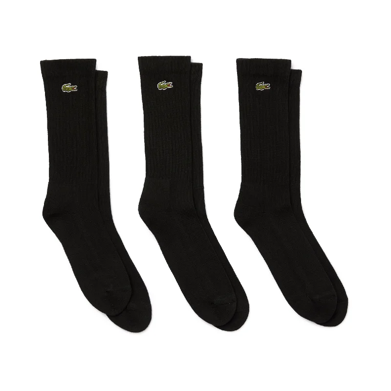 Lacoste 3 Pack Crew Cut Socks