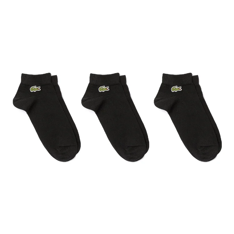 Lacoste 3 Pack Low Cut Socks