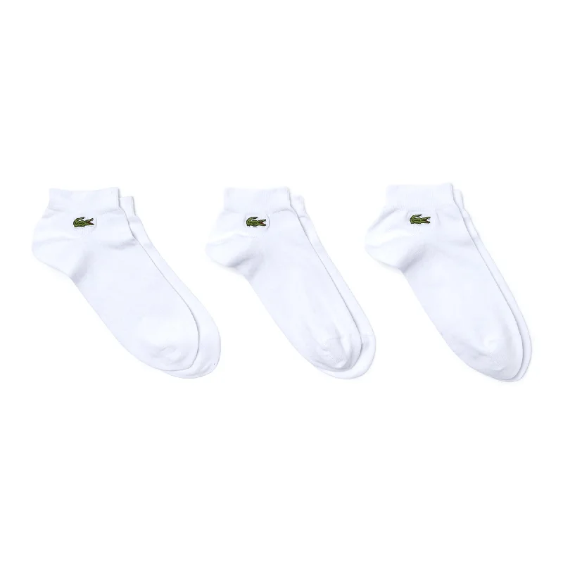 Lacoste 3 Pack Low Cut Socks