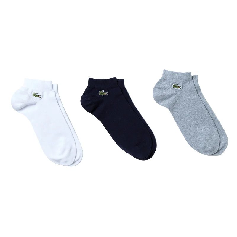 Lacoste 3 Pack Low Cut Socks