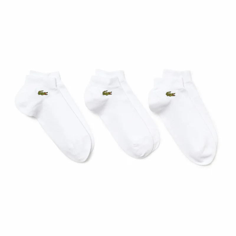 Lacoste 3 Pack Low Cut Socks