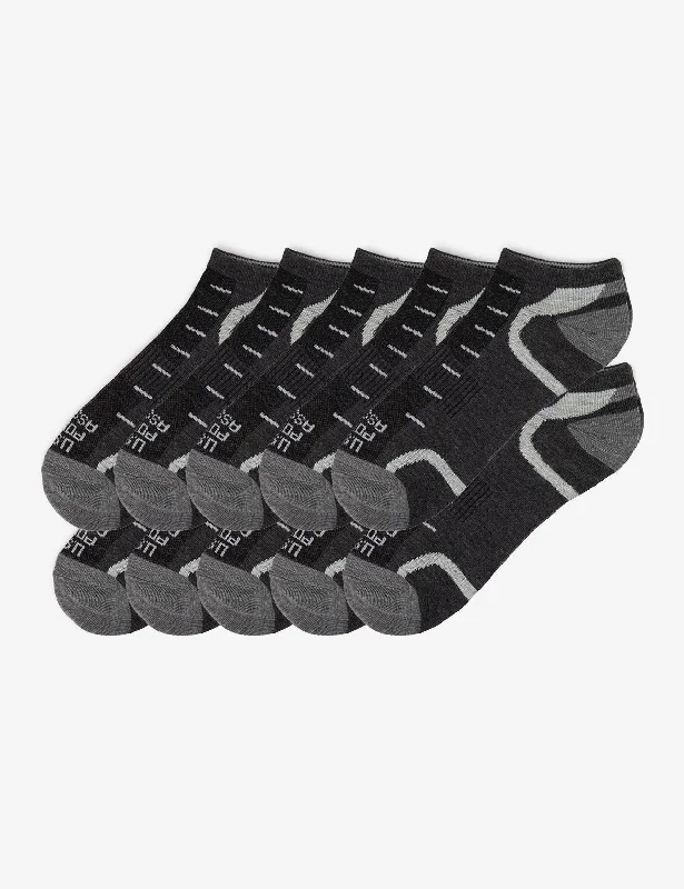 MENS 10PK LOW CUT PERFORMANCE SOCKS