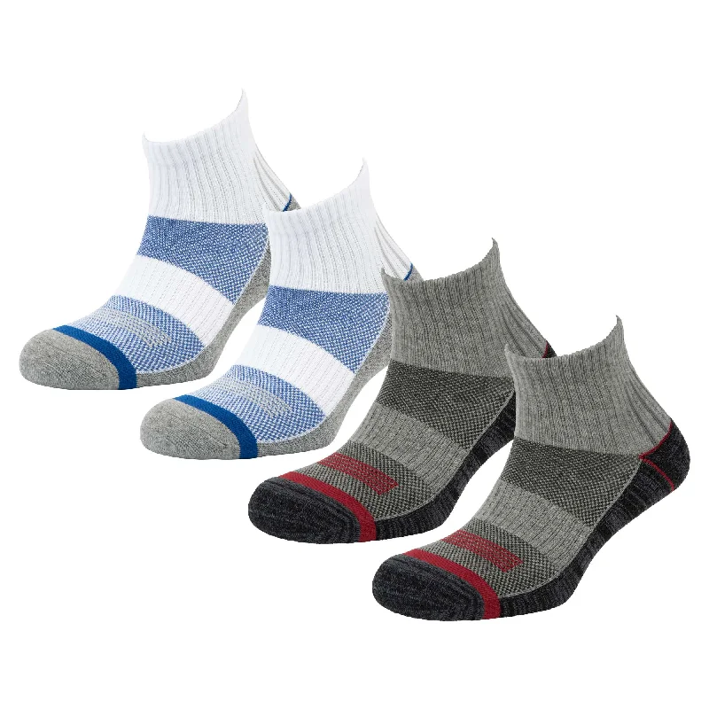 Men's Anklet Socks - 4 Pack