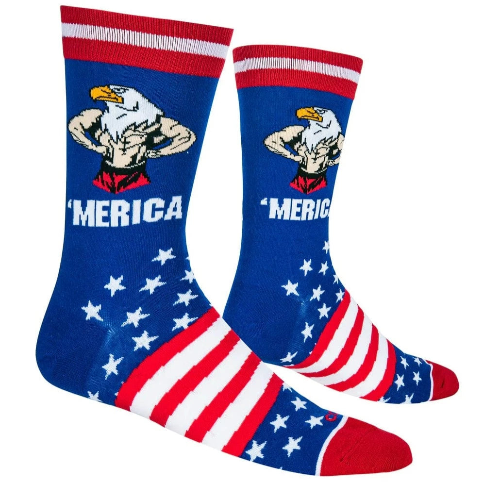 'Merica Men's Crew Socks