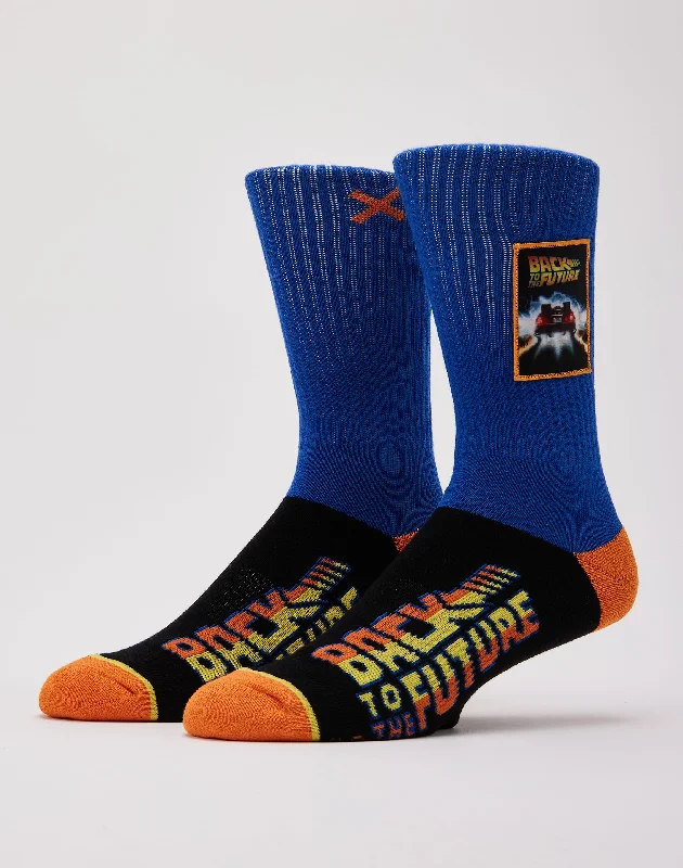 Odd Sox Back To The Future Patch Crew Socks