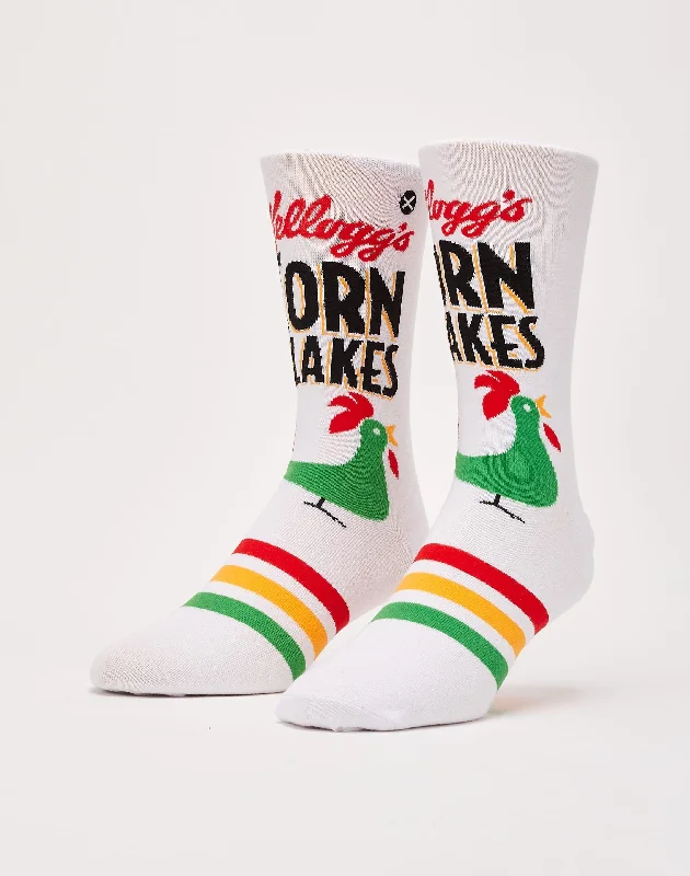 Odd Sox Corn Flakes Crew Socks