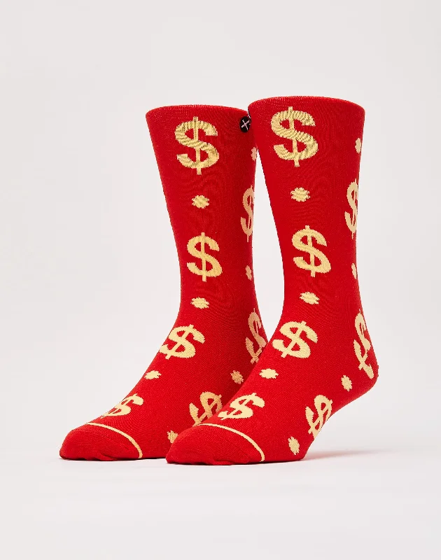 Odd Sox Lucky Money Crew Socks