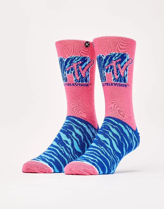 Odd Sox MTV Ripples Crew Socks