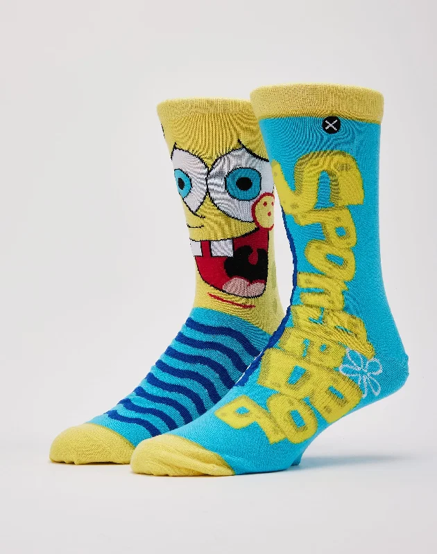 Odd Sox SpongeBob Big Face Crew Socks