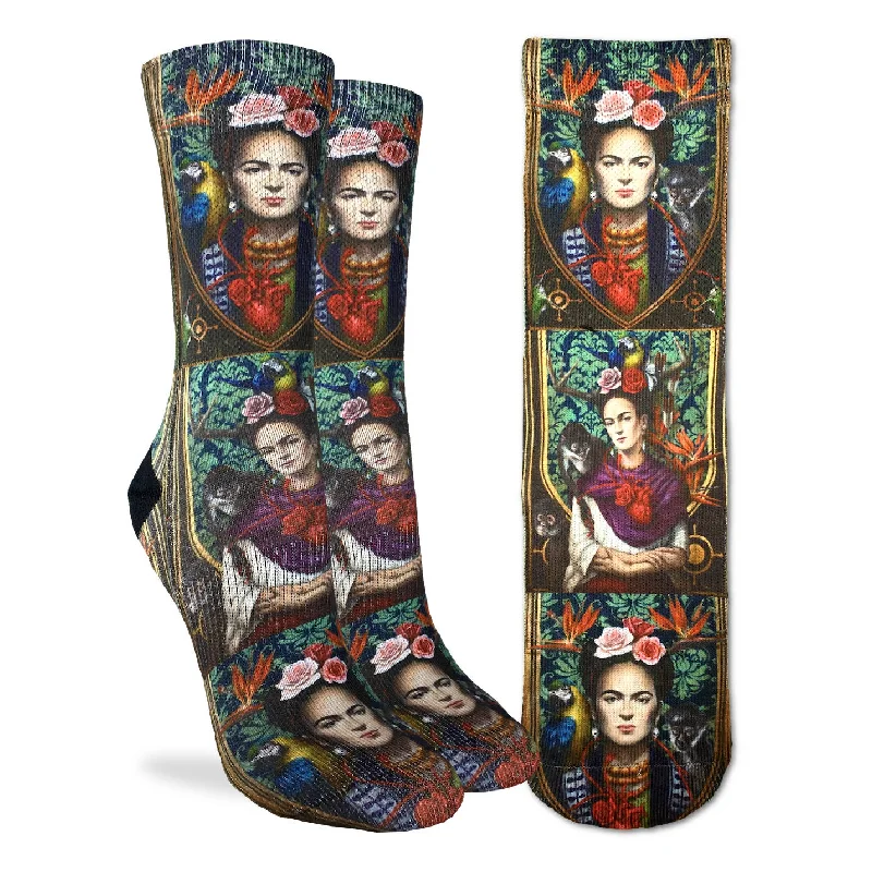 "Ode To Frida Kahlo" Running Socks by Good Luck Sock