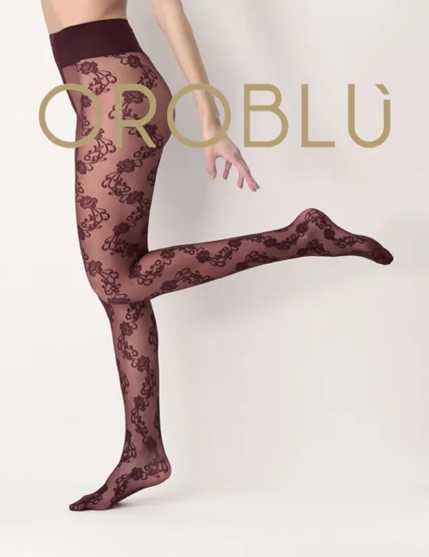 Oroblu Clearance Lovely 15 Denier Tights Bordeaux