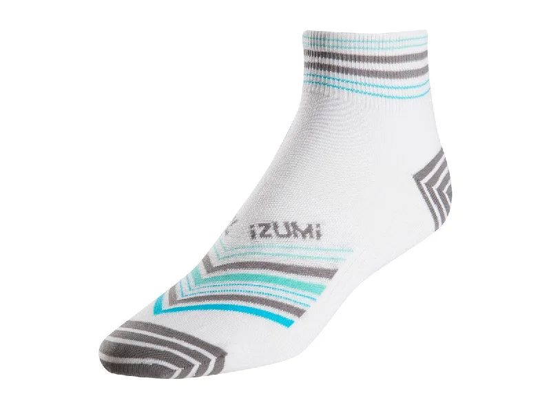 Pearl Izumi Elite Sock - Womens - Strip Stripe Gray