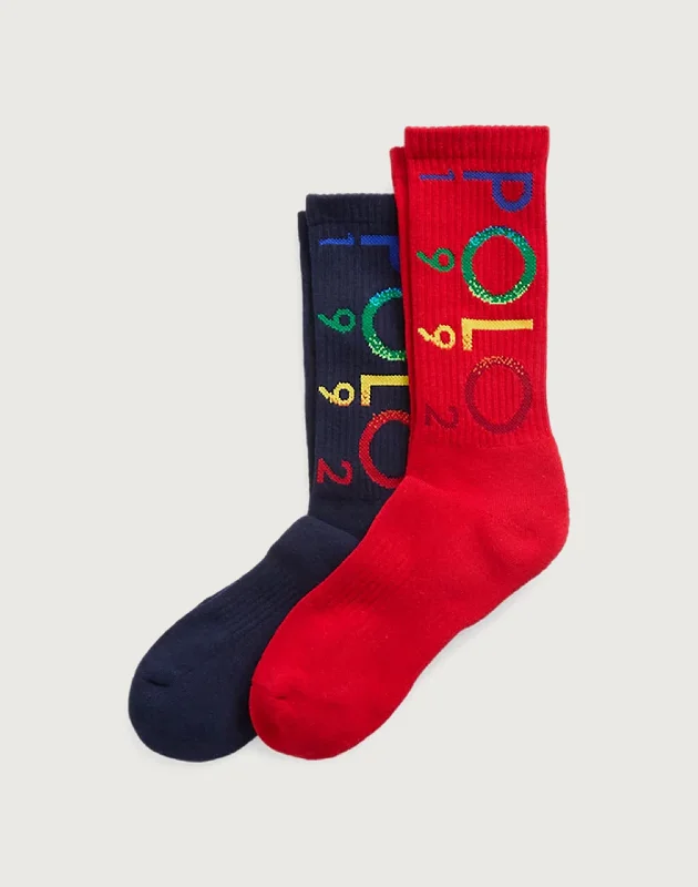 Polo Ralph Lauren 1992 Crew Socks 2-Pack