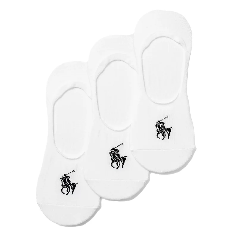 Polo Ralph Lauren 3 Pack No Show Sock White