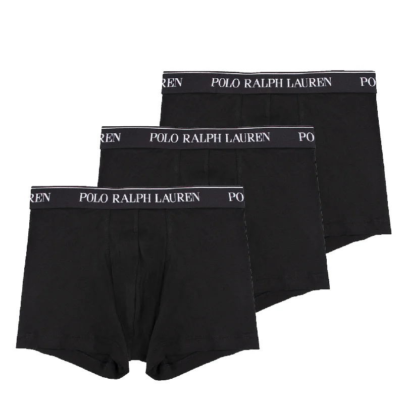 Polo Ralph Lauren Classic 3-Pack Trunks Black