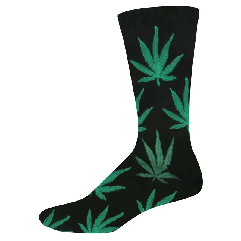 Pot Leaves Crew Socks