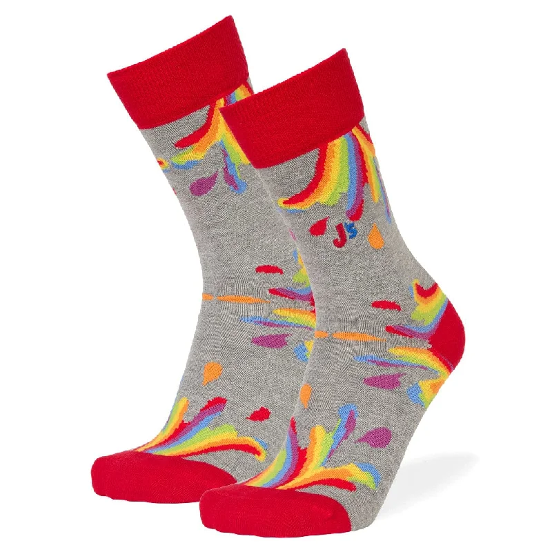 Pride Splash Men's Crew Socks