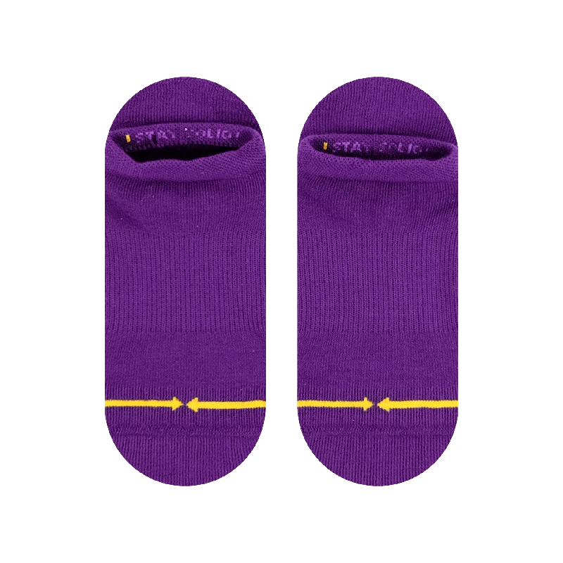 REPREVE® Purple No Show Socks