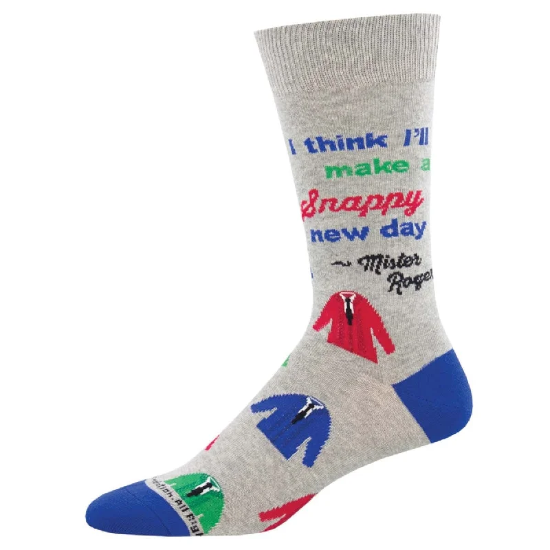 Snappy Dresser Mr. Rogers Men's Crew Socks