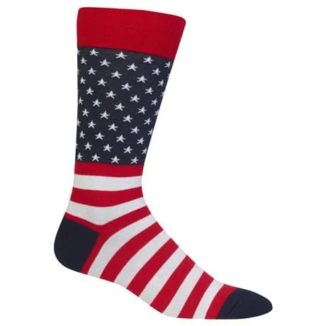 Starry Flag Men's Crew Socks