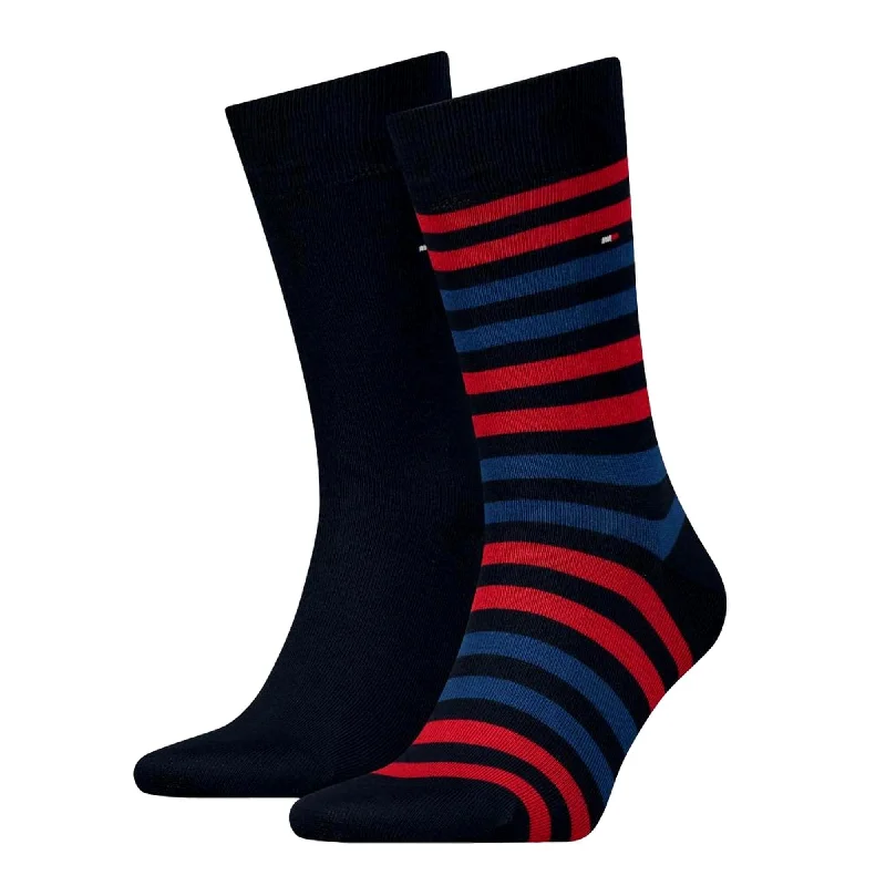 Tommy Hilfiger 2 Pack Duo Stripe Sock - Tommy Original