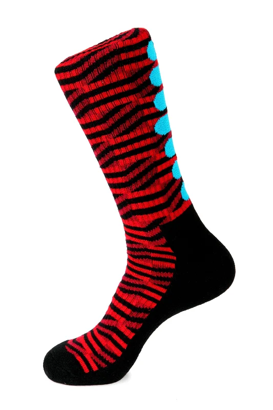 virtical Stripe Athletic Sock