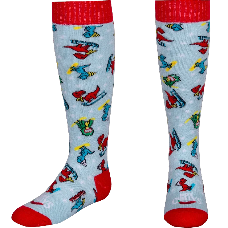 Youth Dinos Mid Volume Sock