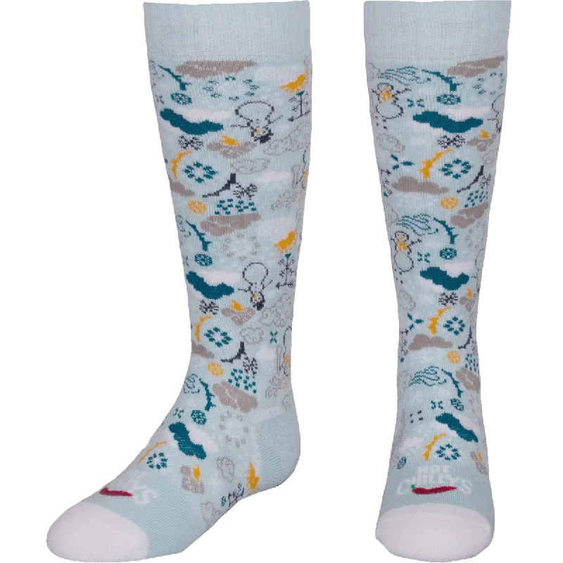 Youth Science of Weather Mid Volume Sock